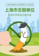 喜讯 | 圣地雅歌幼儿园荣获“上海市无烟单位”称号